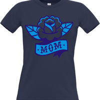 Mom Rose Tattoo Women's Fitted T-Shirt