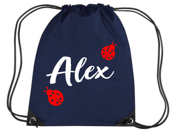 Coccinelle personnalisée et nom Sac à cordon 