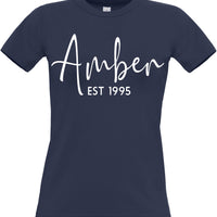 Est Signature Fitted Women's T Shirt