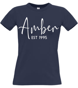 Est Signature Fitted Women's T Shirt