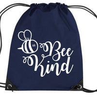 Bee Kind Drawstring Bag