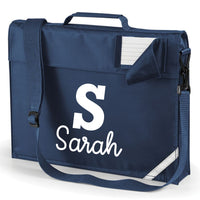 Personalised Initial with Name Book bag