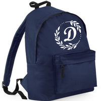 Personalised Initial in Wreath Backpack