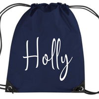 Personalised Signature Drawstring Bag