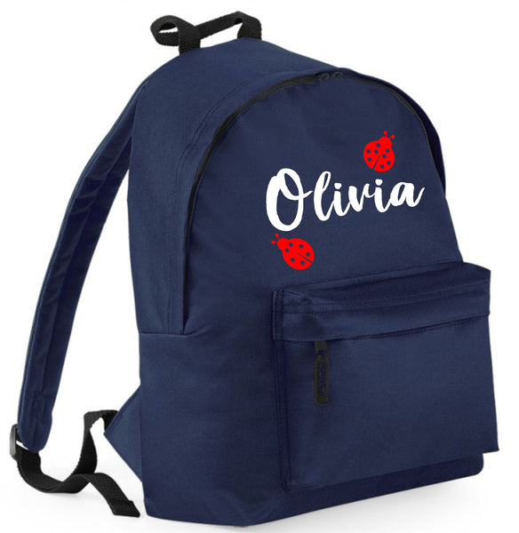 Personalised Ladybird Backpack
