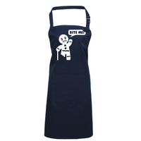 Bite Me Gingerbread Man Apron
