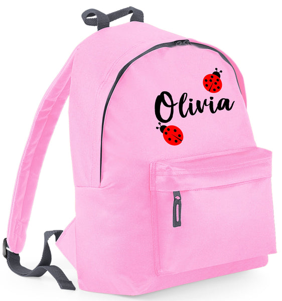 Personalised Ladybird Backpack