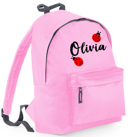 Sac à dos coccinelle personnalisé 