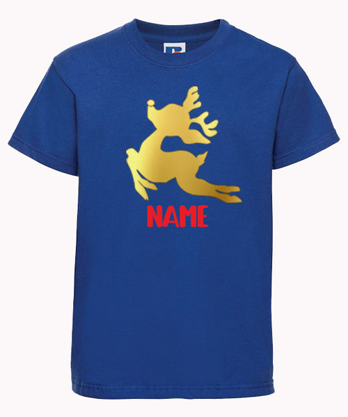 Adulte X'MAS Conception de cerf personnalisée T-shirt unisexe