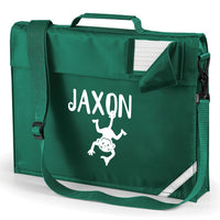 Personalised Monkey with Name Book Bag