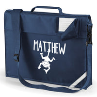 Personalised Monkey with Name Book Bag