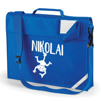Personalised Monkey with Name Book Bag