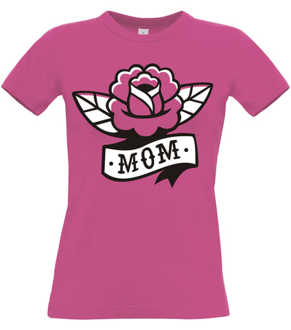 Maman Rose Tattoo T-shirt échancré 