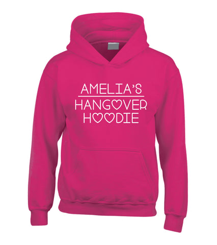 Personalised 'Hangover Hoodie' with Your Name!