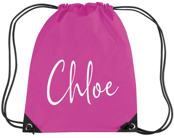 Sac à cordon signature personnalisé 