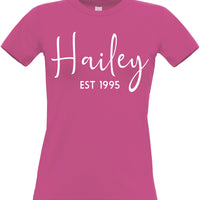 Est Signature Fitted Women's T Shirt