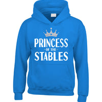 Princess of the Stables Hoodie with White and Silver Glitter Print
