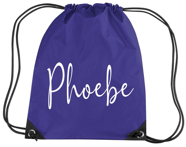 Sac à cordon signature personnalisé 