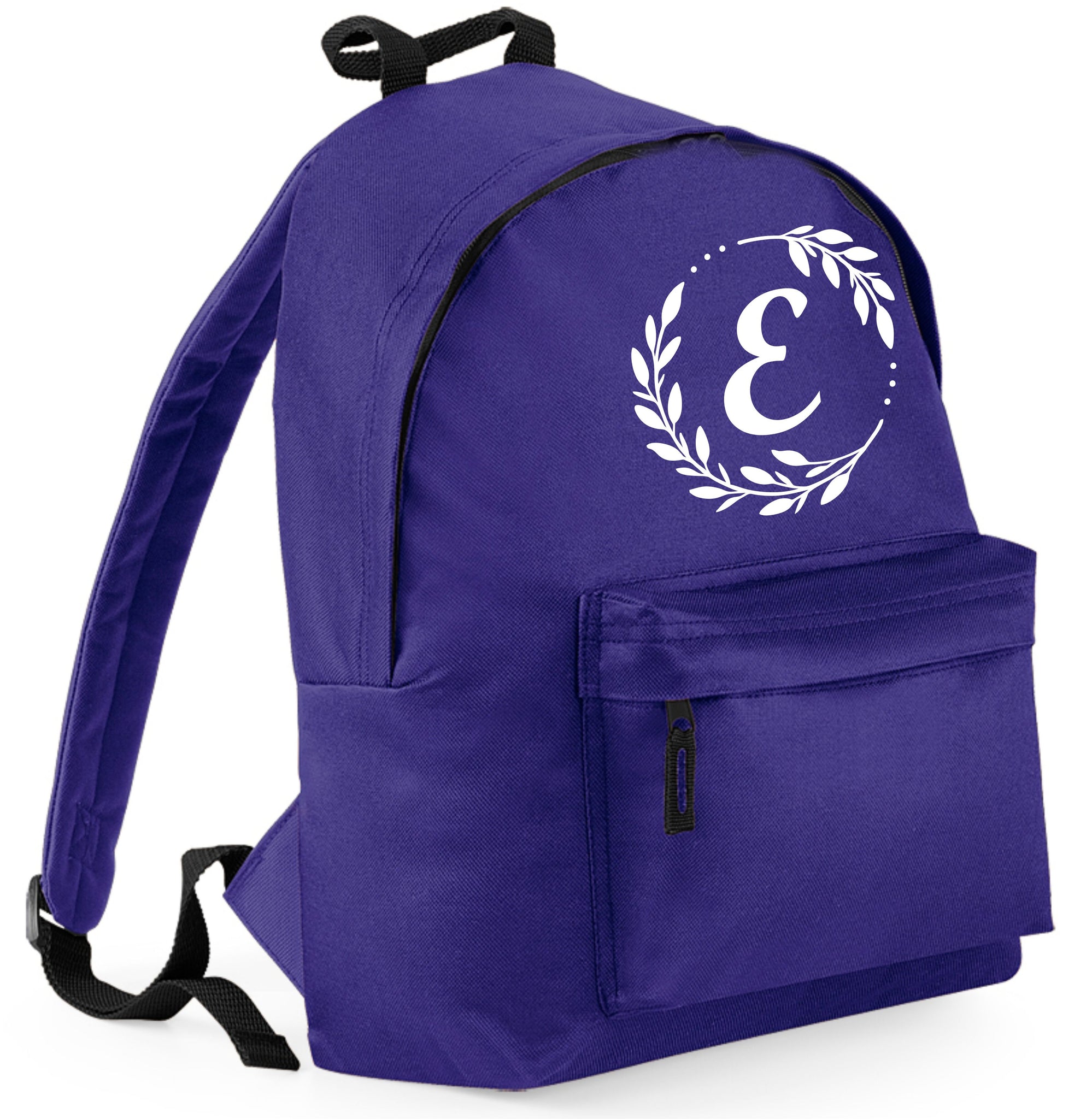 Personalised Initial in Wreath Backpack