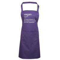 Vegan Definition Apron