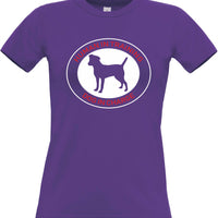 Human in Training, Dog in Charge Women's Fitted T-Shirt