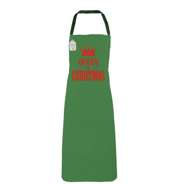 Queen Of Christmas Apron