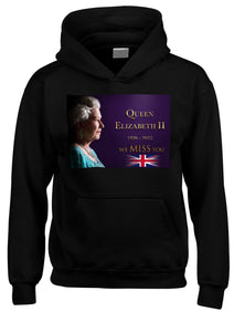 Sweat à capuche Queen Elizabeth II 1926-2022 Souvenir Photo