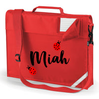 Personalised Ladybird Bookbag