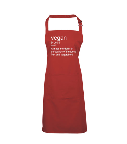 Vegan Definition Apron