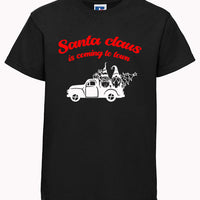 T-shirt enfant Les griffes du Père Noël arrivent au design de la ville