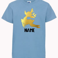 Adult X'MAS Personalised deer design Unisex T-Shirt