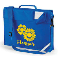 Cartable Tournesol Personnalisé avec Imprimé Jaune 