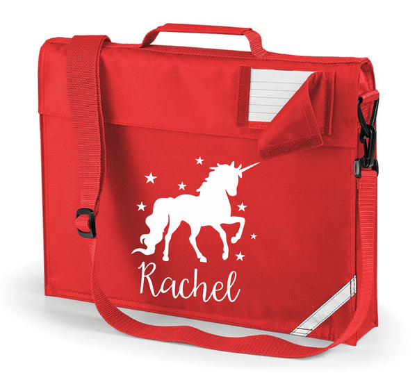 Personalised Unicorn Bookbag