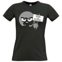 Viva La La Pluto Women's Fitted T-Shirts