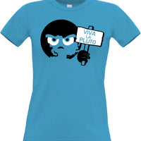 Viva La La Pluto Women's Fitted T-Shirts