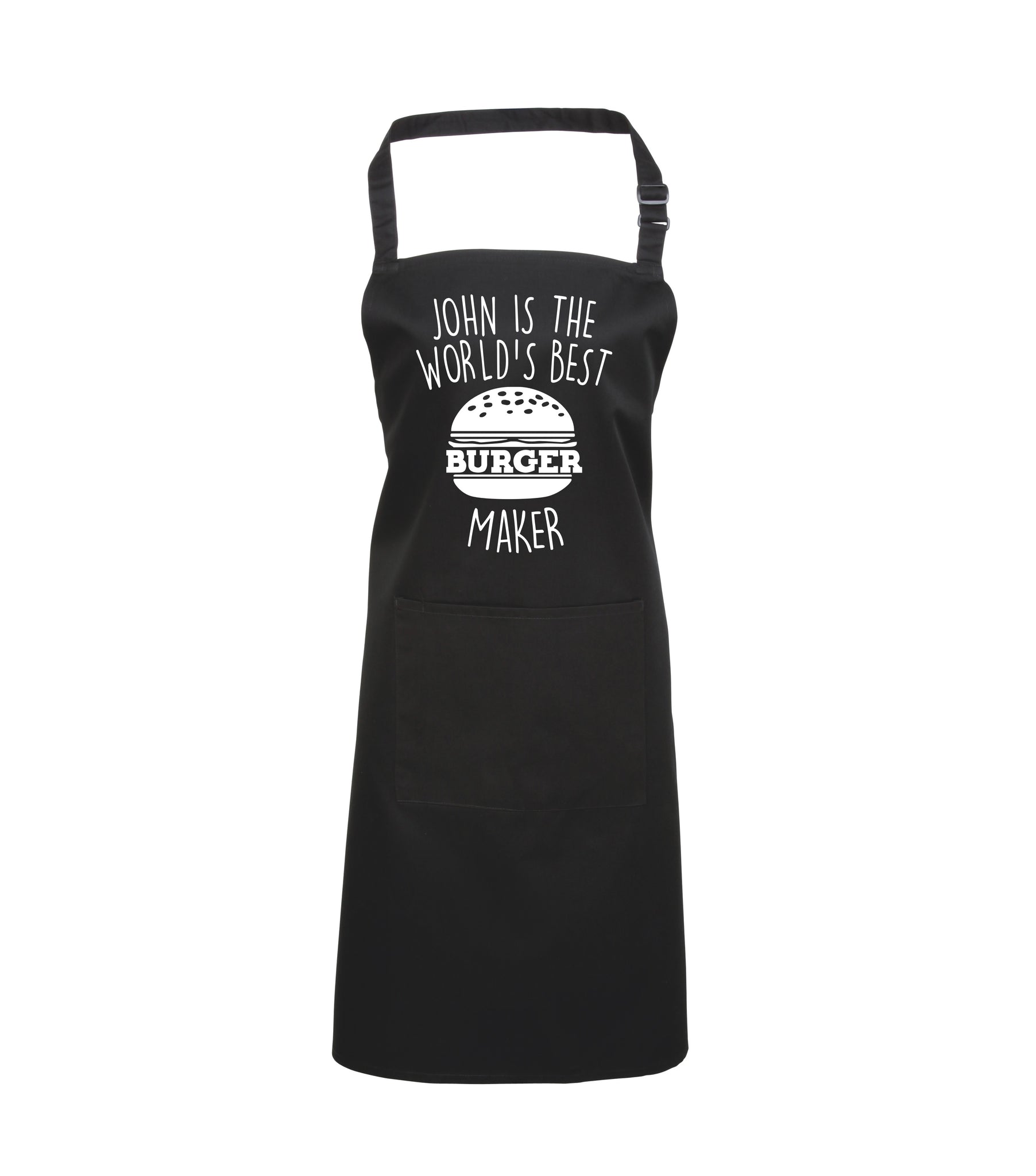 Personalised World's Best Burger Maker Apron