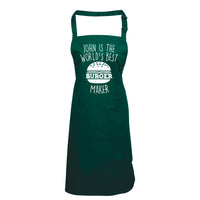 Personalised World's Best Burger Maker Apron