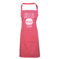 Personalised World's Best Burger Maker Apron