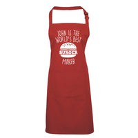 Personalised World's Best Burger Maker Apron