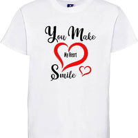 Tu fais sourire mon coeur | T-shirt enfant 