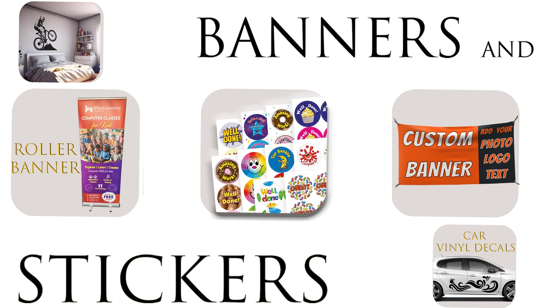 Banners & Stickers